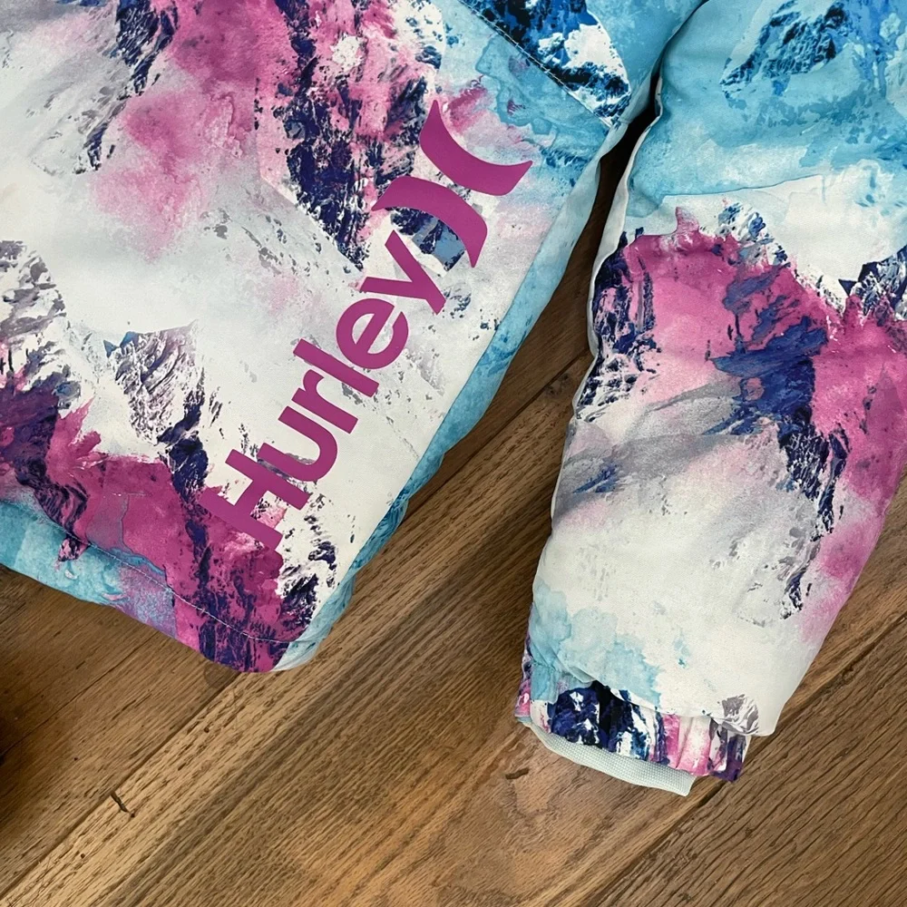 Hurley puffer winter coat girl 14-16